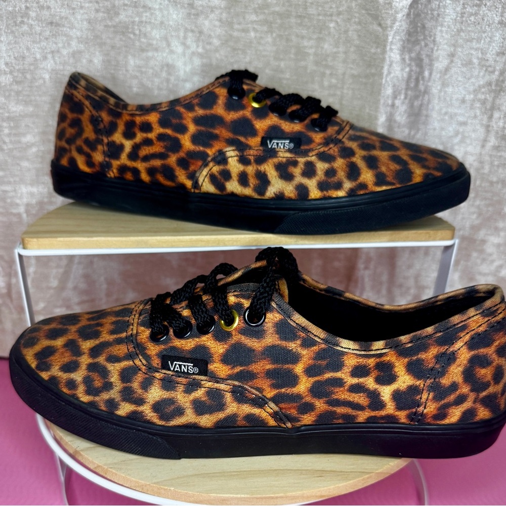 Vans Leopard Print Sneakers